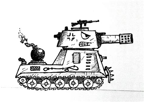 Image result for Tank Drawing Monster