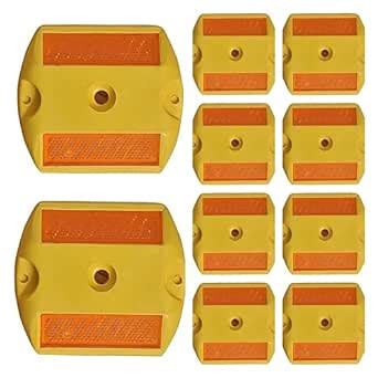 ABS INDUSTRY Plastic Reflective Studs Road Safety Base with Reflector ...