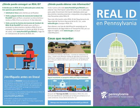 PA DMV Form. REAL ID Brochure Spanish Translation – Document Template