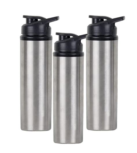 MILTLIFE® Single Wall Stainless Steel Fridge/Gym/Home/Office Water ...