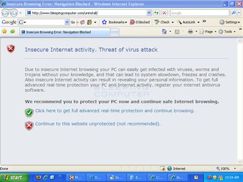 Image result for How to Remove Internet Security Program Virus