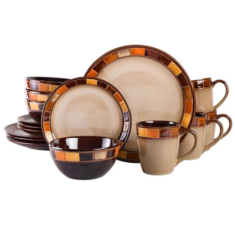 Gibson 70736.16RM Casa Estebana 16-Piece Dinnerware Set Service for 4 ...