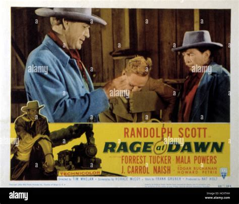 RAGE AT DAWN, Forrest Tucker, J. Carrol Naish, 1955 Stock Photo - Alamy