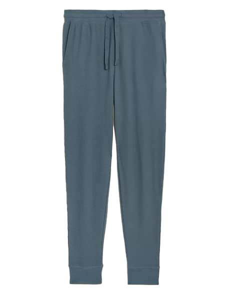 Buy Marks & Spencer Mens Cotton Rich Waffle Loungewear Bottoms T07_3377 ...