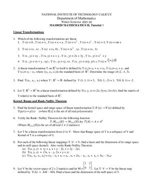 T1 ma1002 - MA1002D Department of Mathematics National Institute of ...