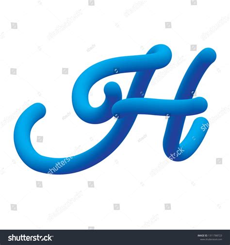 Capital H In Cursive