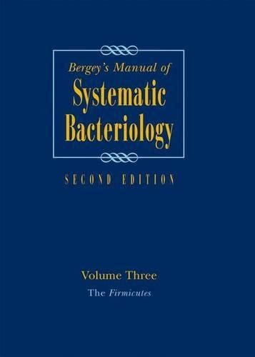 Bergey's Manual of Systematic Bacteriology - BooksWagon