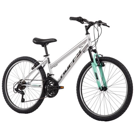 Huffy Stone Mountain Womens 24 Inch Mountain Bike, Metallic Nickel ...