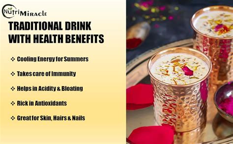 NUTRI MIRACLE Soft Drink Mixes Royal Kesariya Thandai Paste For Milk ...