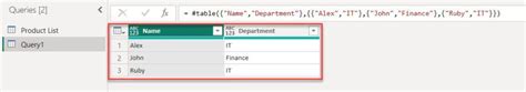 Image result for Power Query Create New Table