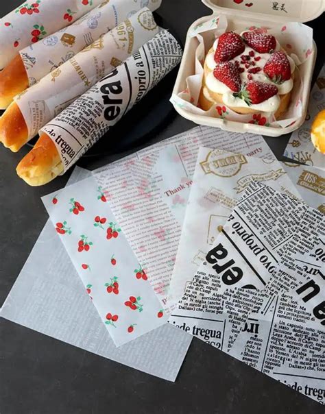 Custom Printed Deli Paper Wraps - Food Safe Paper & Inks