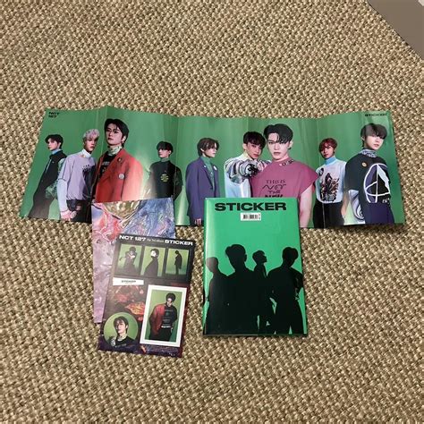 nct 127 sticker album NO PCS CD NEVER... - Depop
