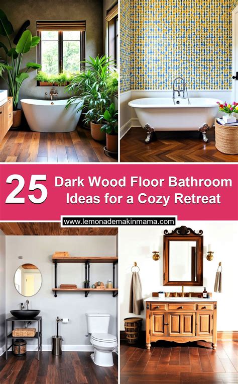 Dark Wood Floor Bathroom Ideas