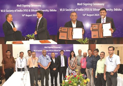 Silicon University signs MoU with the VLSI Society of India (VSI) - SIT