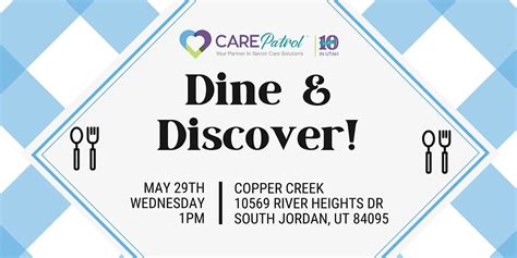 Dine & Discover with CarePatrol of Utah!, Copper Creek Assisted Living ...