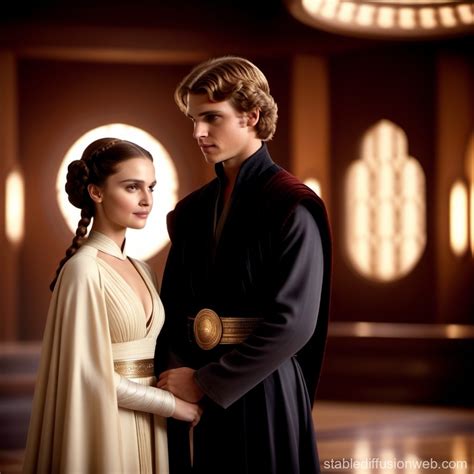 Gender-Swapped Padme Amidala and Anakin Skywalker | Stable Diffusion Online