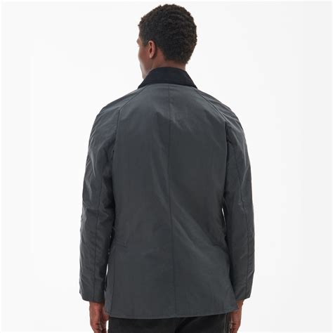 Buy the Barbour Ashby Waxed Jacket | Grey | Allweathers UK