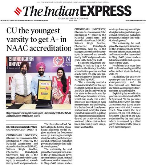 Chandigarh University NAAC | NAAC A Plus Grade University in India and ...