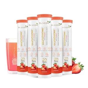 Dr Vedic 100-Glutathione Effervescent Tablets With L Glutathione 600mg ...