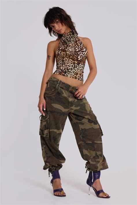 Shop Trooper Camo Cargo Pant | Jaded London | Clothing