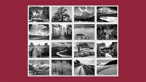 Photographer-Honoring Stamp Collections : ansel adams