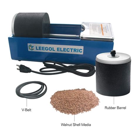 Leegol Electric Rotary Rock Tumbler Double Drum 6LB Lapidary Polisher ...