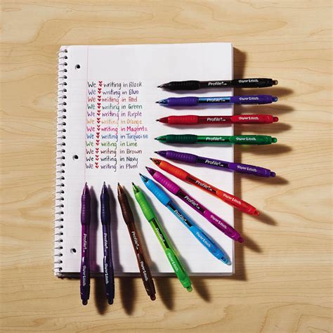 Buy Paper Mate Profile Retractable Ballpoint Pens Bold (1.4mm) Blue 2 ...