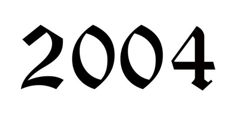 Wikipedia: 2004