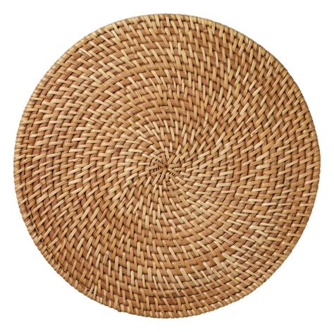 Pottery Barn Round Rattan Placemats at Grace Carmichael blog