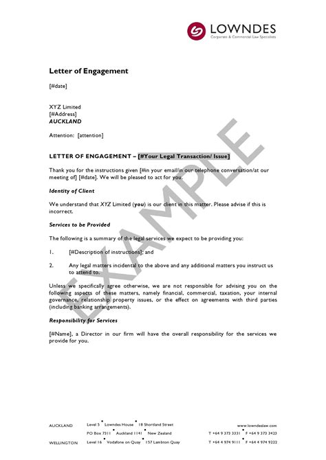 50 Editable Engagement Letter Templates (Free) ᐅ TemplateLab