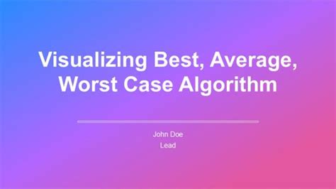 Image result for Worst Case Algorithm Analysis