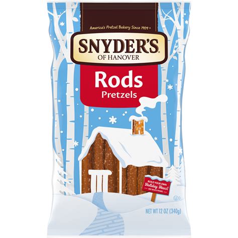 Snyder's of Hanover, Old Fashioned Pretzel Rods, 27 oz Canister ...