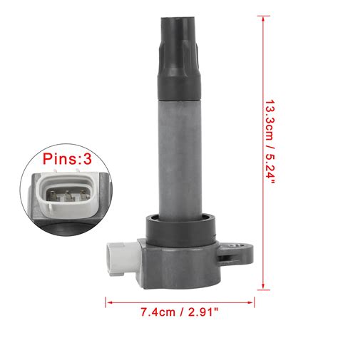 Auto Parts Ignition Coils 33400-76G1 Repair Replacement Black for ...