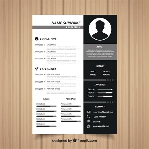 Pagina 25 | Vettori di Modello cv formato a4 - Scarica vettori gratuiti ...