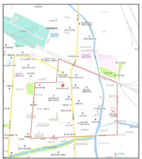 商丘市中小学学区划分地图