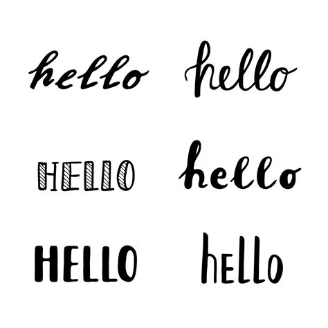 Image result for Hello Calligraphy