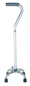 Carex Quad Cane with Offset Handle, Small Base : Amazon.in: Health ...