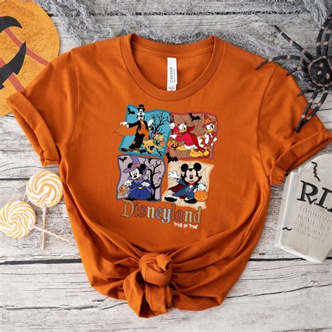 2024 Vintage Disneyland Cartoon Characters T-shirt Classic Disney Crew ...