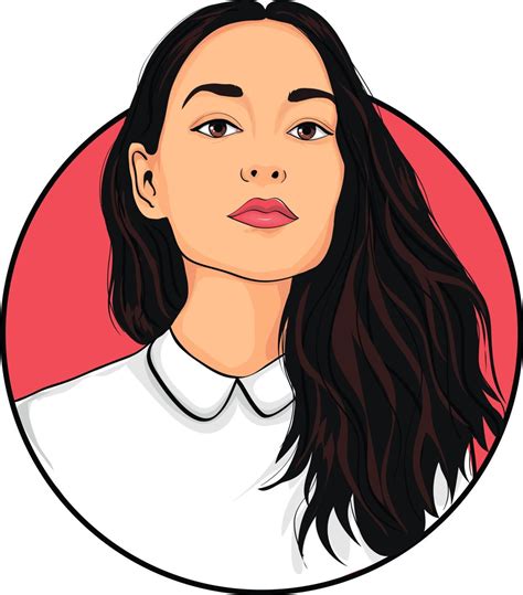 Pin by Për DoSsà on vector | Digital portrait illustration, Vector portrait illustration, Vector ...