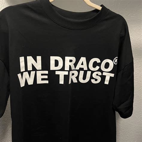 In Draco We trust Designer Tee - Depop
