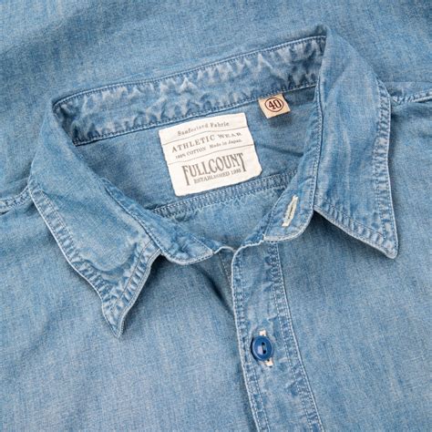 Fullcount 4810HW Chambray Shirt "Fade" – Frans Boone Store