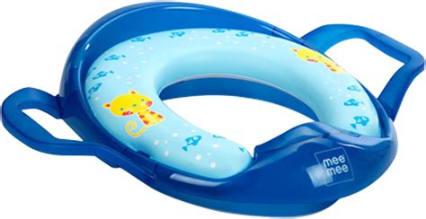 Buy BabyGo Cushioned Potty Seat, Toilet Seat with Handle for kids (Blue ...