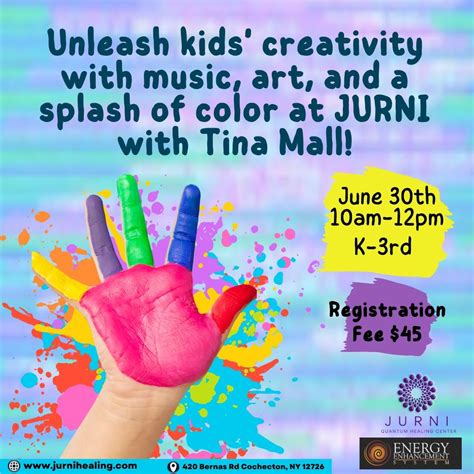 Creative Healing through Art, Music, and Color, JURNI, Lake Huntington ...