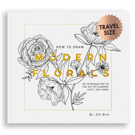 Buy How To Draw Modern Florals (Mini): A Pocket-Sized Road Trip Book ...