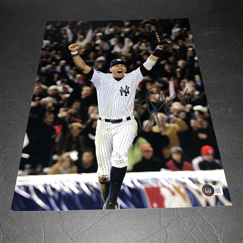 Alex Rodriguez Signed World Series New York Yankees 11x14 Photo Beckett ...