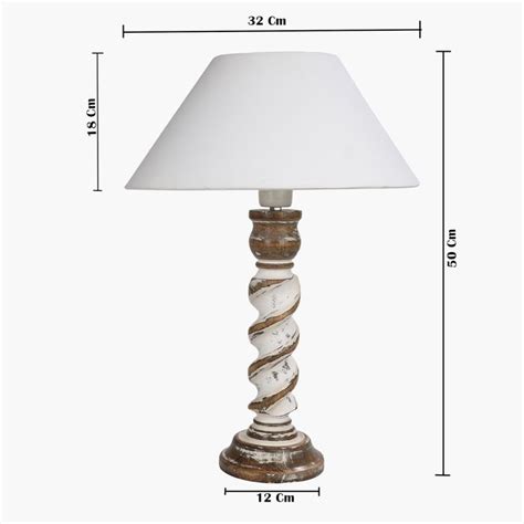 Buy HOMESAKE Wooden Set of 2 Table Lamps from Homesake at just INR 8000.0
