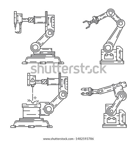 Manufacturing Line Flat Vector 的图像结果