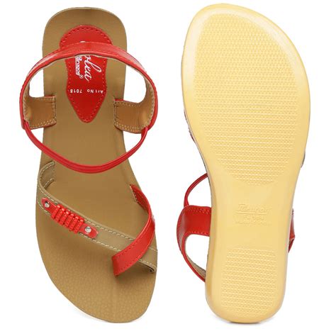 Buy Paragon Women'S Red Sandals Online @ ₹229 from ShopClues