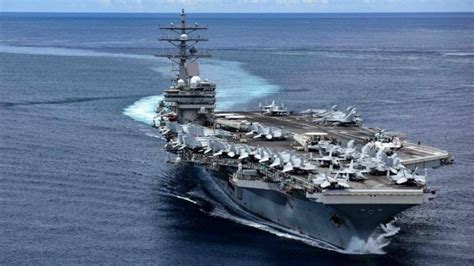 美海军“里根”号航母打击群再次进入南海_凤凰网