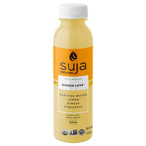 Suja Organic Ginger Love Cold-Pressed Juice 12oz. 12 fl oz | Shipt